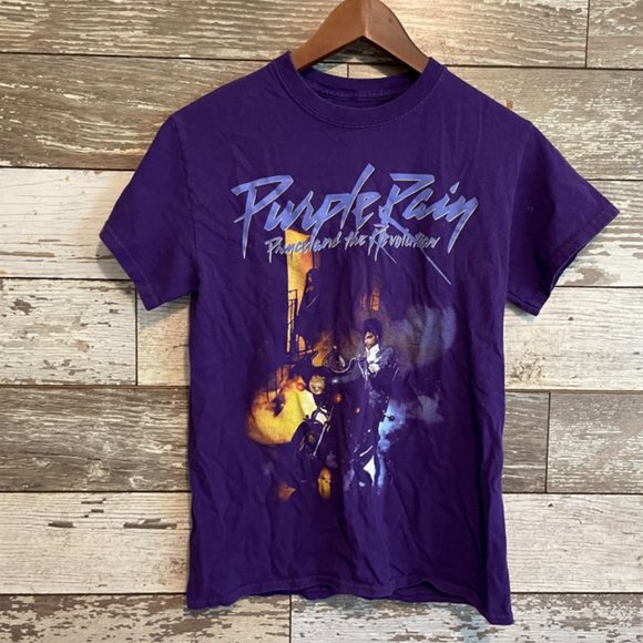 Prince Tops - Prince Purple Rain Band Music Graphic Tee